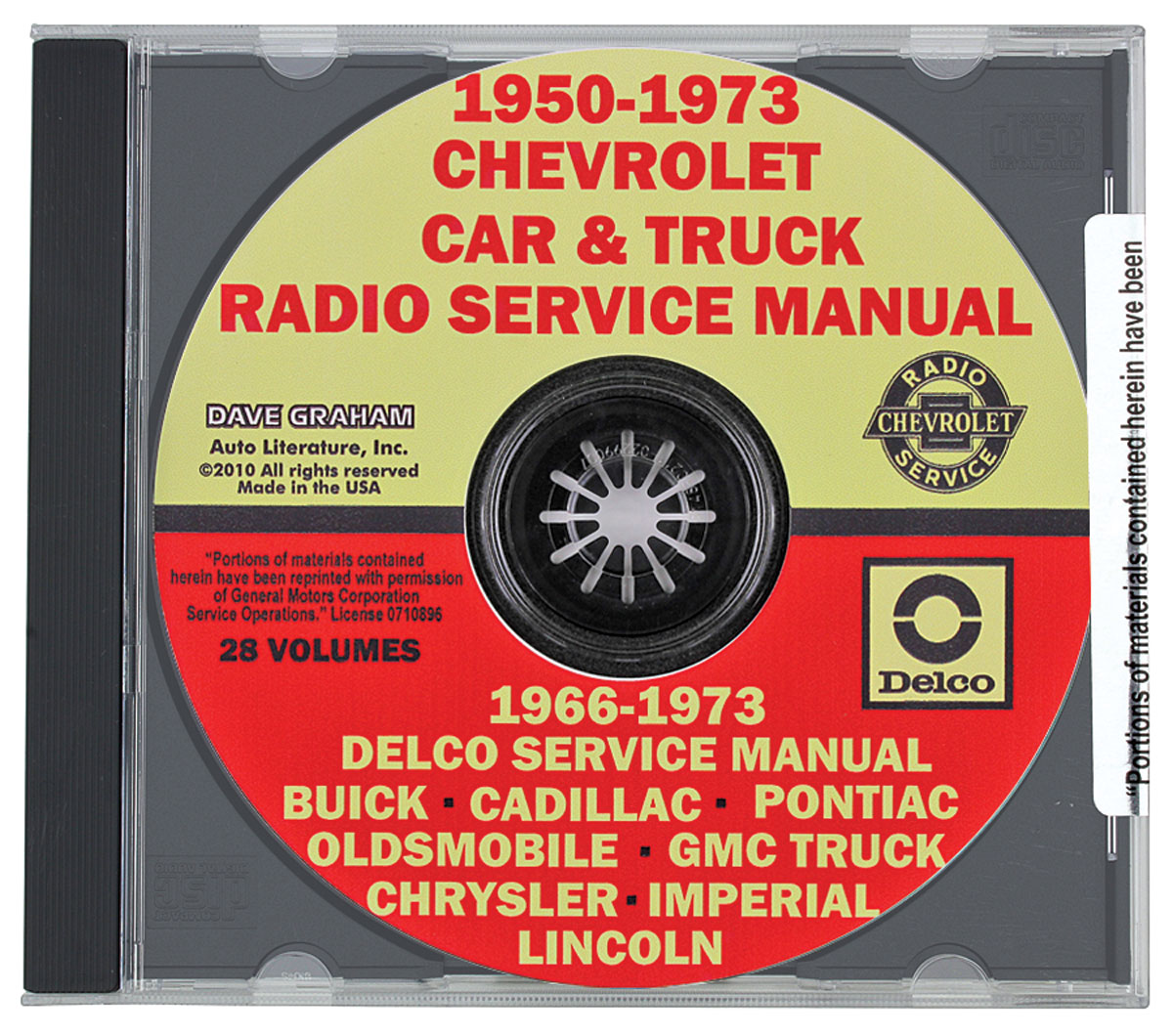Radio Service Manual, Digital, 195073 Chevrolet & 196673 GM