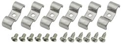 Line Clamps, Kugel, 5/16" X 3/8" Double, Stainless Steel, 6 Pack