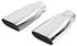 Exhaust Tips, Oval, 1969-72/1978-88 Chevrolet SS, Chrome 2-1/2"