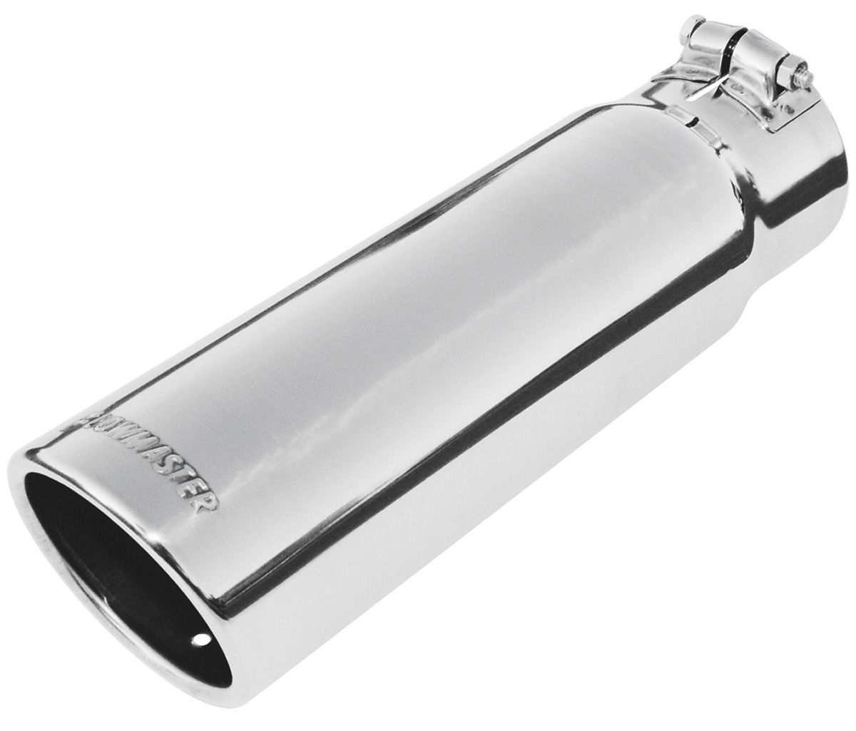 Exhaust Tip, Rolled Edge, Flowmaster, 31/2" Tip, 3" Pipe, 12" Long