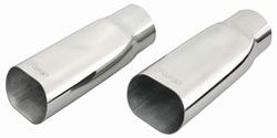 Exhaust Tips, Oval, Pypes, 1969-72 Chevelle/El Camino, Stainless