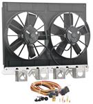 Electric Fans, Be Cool, Dual 11", Black