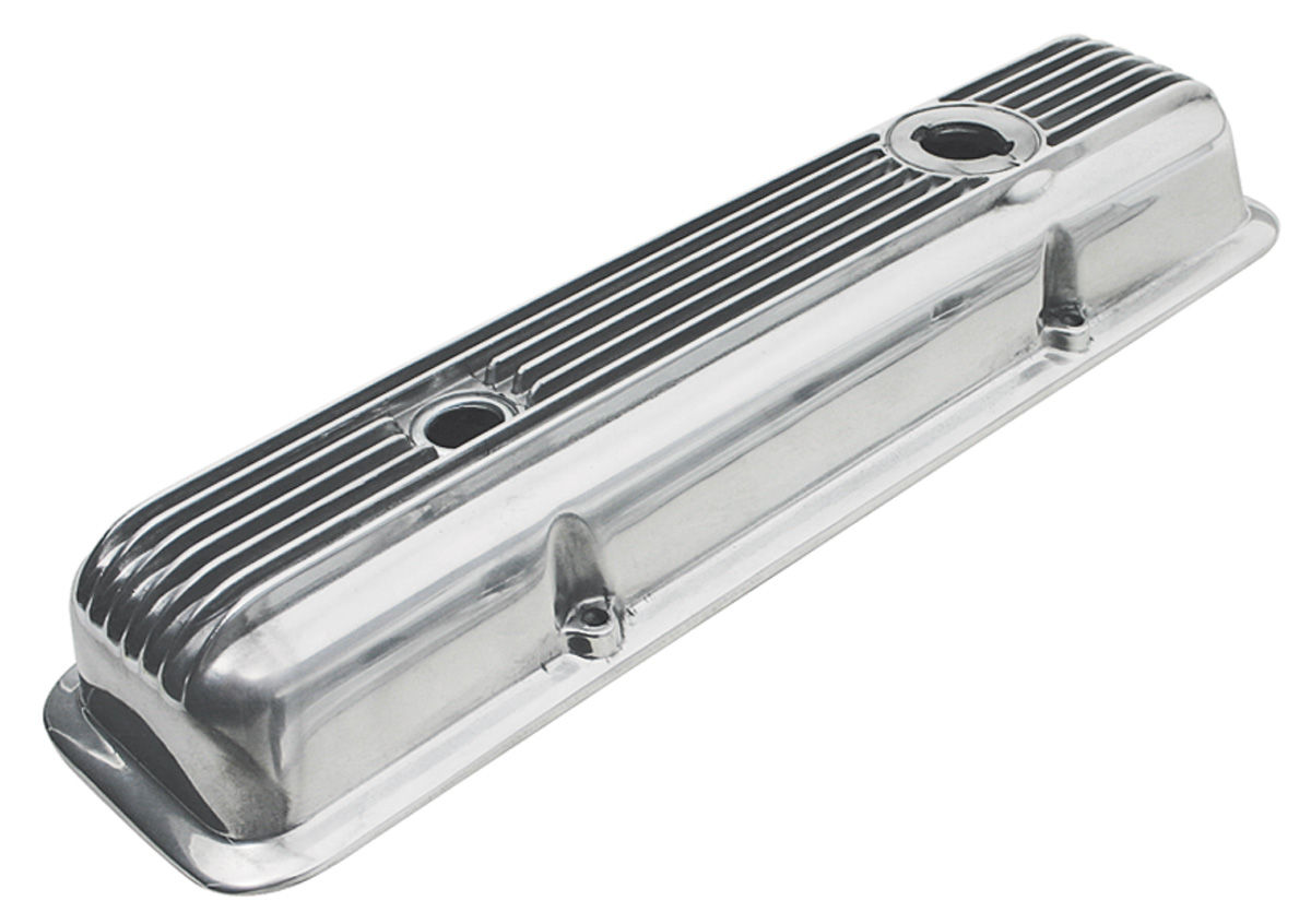 Valve Covers, Chevy Small Block, GM Performance, Finned Polished