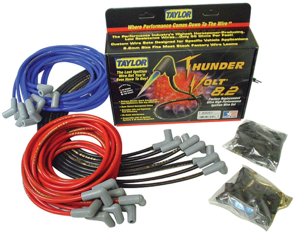 Spark Plug Wire Set, Taylor, ThunderVolt 8.2mm, Universal 8Cylinder