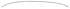 Hood Molding, 1968-69 Chvll/EC All, 1970-72 Mal/EC/MC Non-Cowl, Rr Edge