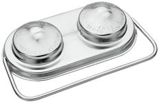 Lid, Master Cylinder, 2-3/8" x 5", Chrome, Single Bale