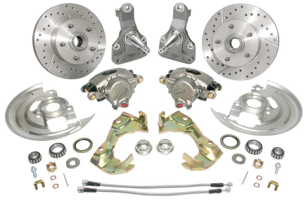 CPP Disc Brake Conversion, Front, 196472 ABody, Drop Spindle, 11