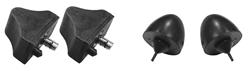 Rubber Bumper Kit, Control Arm, 1964-72 A-Body, Upper & Lower, 4 Pieces