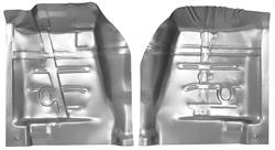 Floor Pans, Front-Quarter Section, 1968-72 A-Body (exc. El Camino), Pair