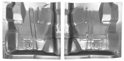 Floor Pans, Rear-Quarter Section, 1968-72 A-Body (exc. El Camino), Pair