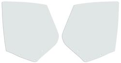 Quarter Glass, 1970-72 Monte Carlo/Cutlass Supreme, 2-Dr. HT/Cpe, Pair