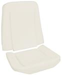 Seat Foam, Bucket, 1966-70 A-Body/Pontiac Full Size/Riviera, w/ Wire