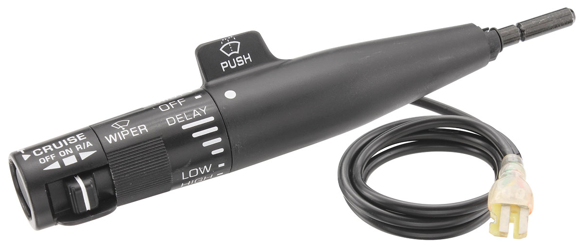 Lever, Cruise Control, 198487 GBody, w/ Delay, Black