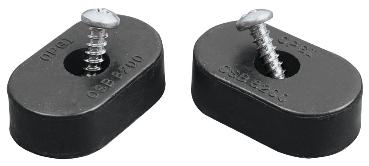 RESTOPARTS Rubber Bumper, Seat Back, 196472 GM, Oval