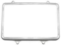 Retaining Ring, 4 Headlight System, 1975-88 GM, Chrome Rectangle