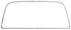 Window Reveal Molding Set, Rear, 1968-72 CH/MC & 1969-70 Grand Prix, 4pc
