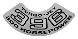Decal, 1971 Chevelle/El Camino/Monte Carlo, Air Cleaner, 396 300HP Turbo-Jet