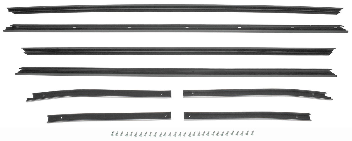 Window Sweeps Felts Kit Set of 8 for 70-72 Chevy Monte Carlo