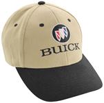 Hat, Buick, Tan/Black