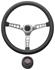 Steering Wheel Kit, 1967-69 Chevrolet, Retro w/Holes, Red Bowtie, Black, Hi-Rise