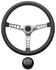 Steering Wheel Kit, 1969-89 GM, Retro w/Holes, Plain Cap, Black