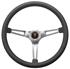 Steering Wheel Kit, 1969-77 Pontiac, Retro w/Slots, Pontiac Crest Pol, Hi-Rise