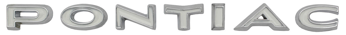 Emblem, Trunk Lid Letters, 1968 Grand Prix @ OPGI.com
