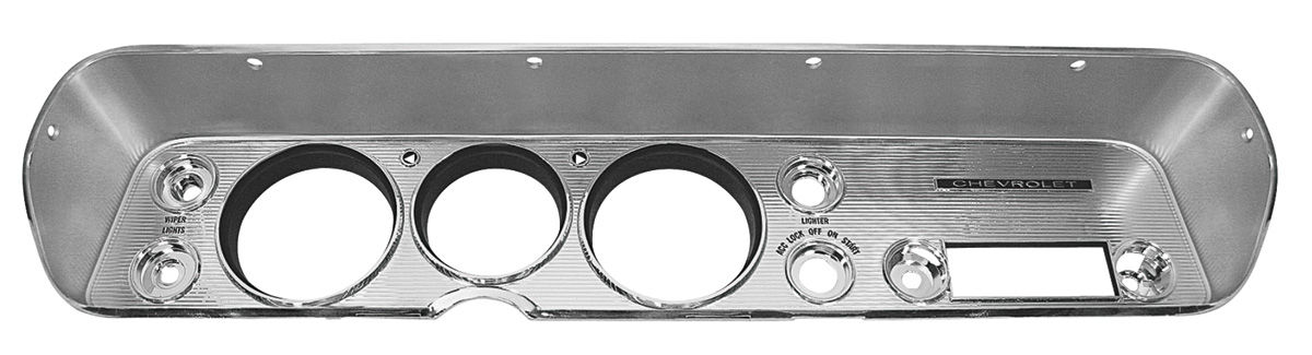 RestoParts Reproduction Dash Bezel 1964 Chevelle and El Camino Without A/C
