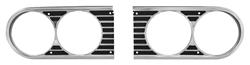 Headlamp Bezels, 1964 Chevelle & El Camino, Pair