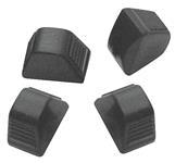 Climate Control Knobs, 1966-74 Chevrolet A-Body, Black, 4pc
