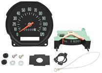 Gauge, Speedometer, 1970 CH/EC/MC Super Sport, Column Shift