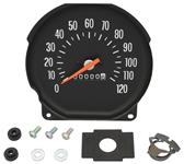 Gauge, Speedometer, 1971-72 CH/EC/MC Super Sport, Floor Shift w/Round Gauges