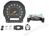 Gauge, Speedometer, 1971-72 Chevrolet A-Body Super Sport, Column Shift