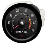 Gauge, Tachometer, 1971-72 Chevrolet A-Body LS3/LS5, 5500 Red Line