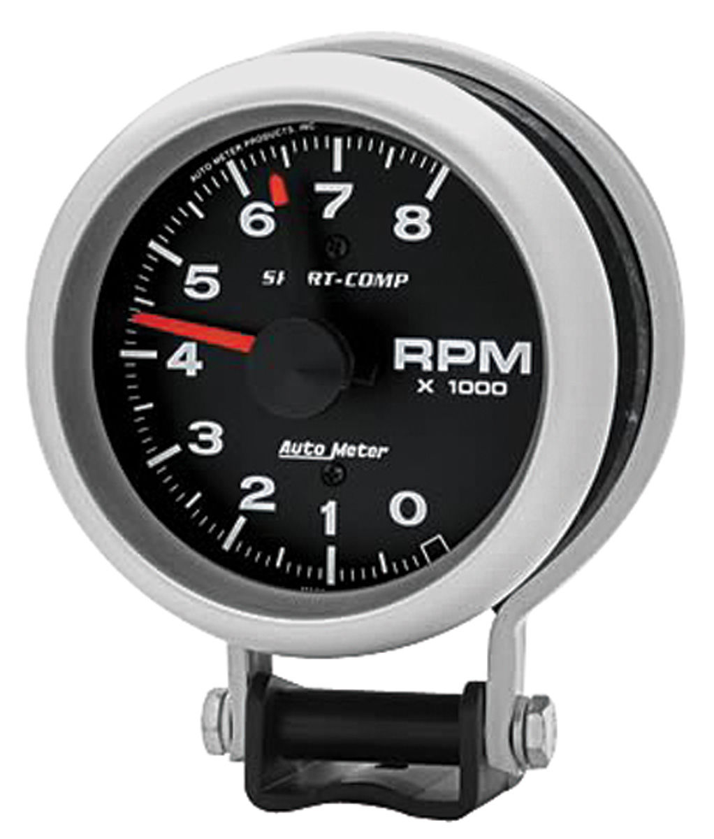 Autometer Gauge, Tachometer, Auto Meter, 33/4", 8,000RPM