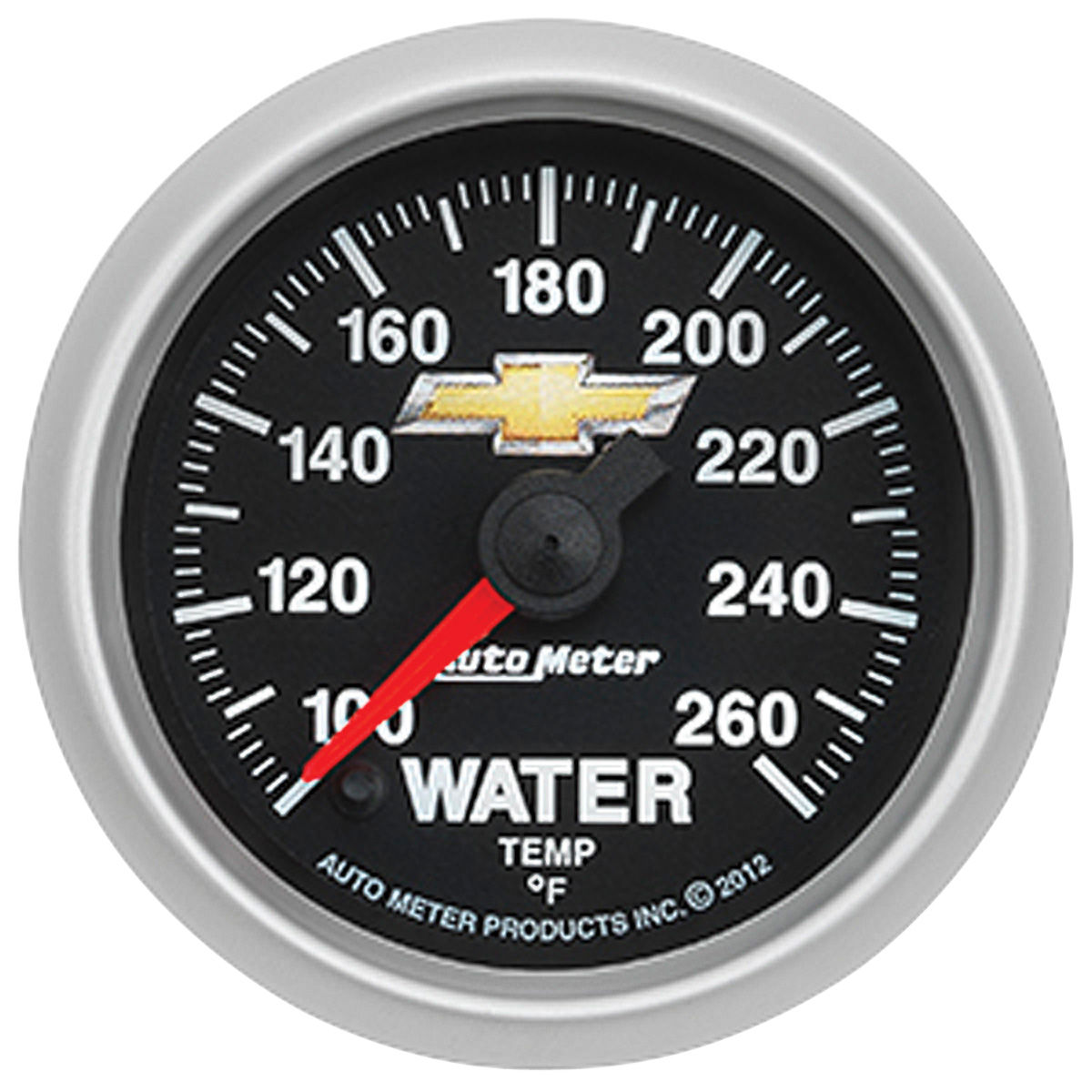Autometer Gauge, Water Temperature, Auto Meter, Bowtie, 21/16", 100