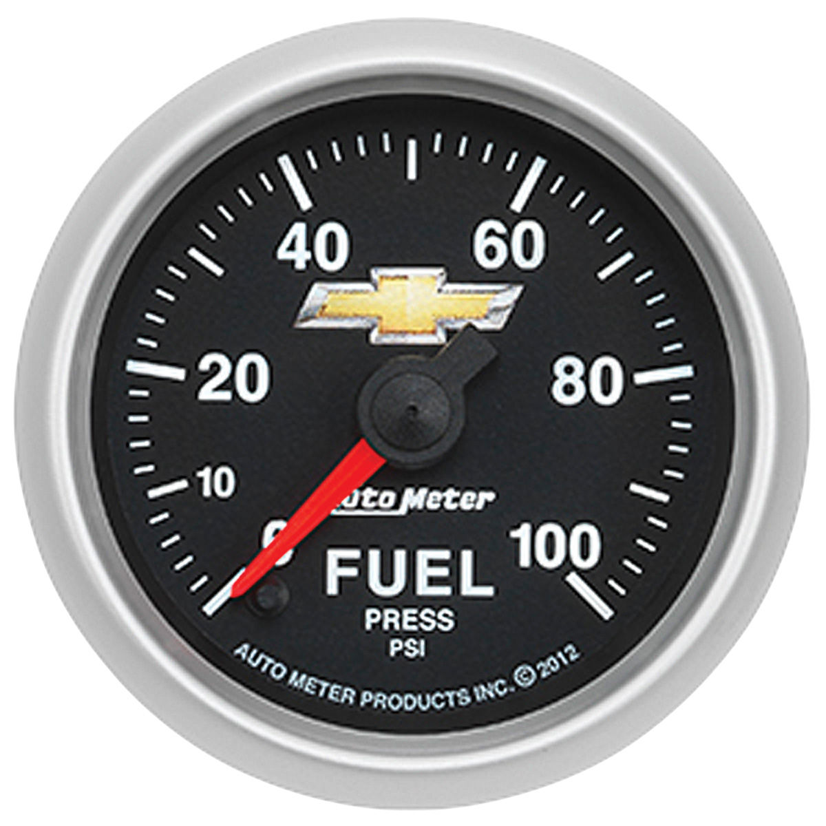 Autometer Gauge, Fuel Pressure, Auto Meter, Bowtie, 21/16", 0100 PSI