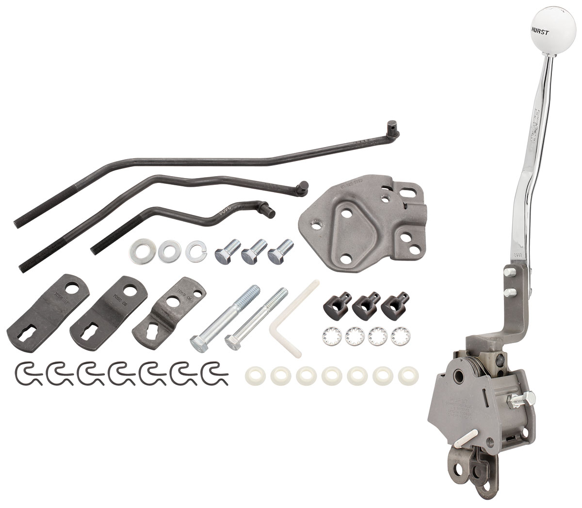 Hurst Performance Shifter, 4Speed, Hurst Competition Plus, 196972