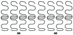 Seat Spring, 1966-72 GM, Bucket, Side Support, Pair