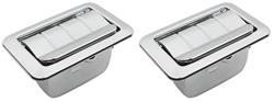Ash Tray Covers, 1968-72 Chevy, 1968-69 Buick/Olds/Pont, Ribbed, 3-1/8" x 2"