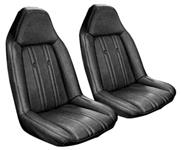 Seat Upholstery, 1973-74 Monte Carlo, Front Buckets, Vinyl