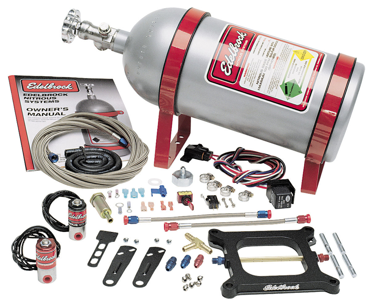 NOS System, Edelbrock, Square Bore, 50100 HP
