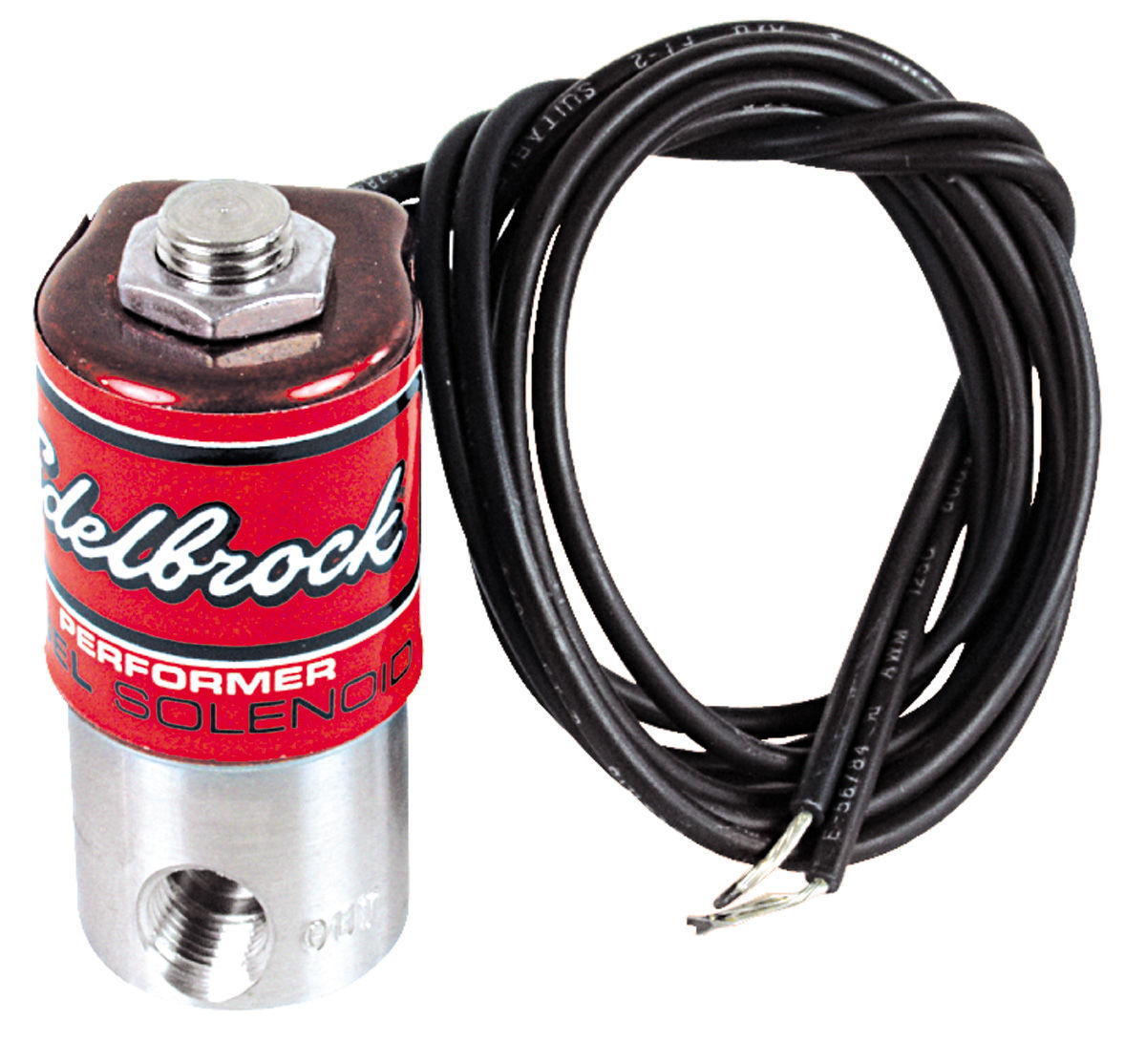 Solenoid, Fuel, Edelbrock, Performer, Stainless