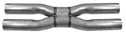 Exhaust, "X" Pipe, Parallel/Parallel, 2.5", Sweet Thunder