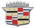 Emblem, 63-80 Cadillac, Hub Cap Crest, 2.09" x 1.65"