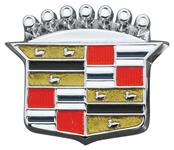 Emblem, Trunk Lock Crest, 1964-68 Cadillac