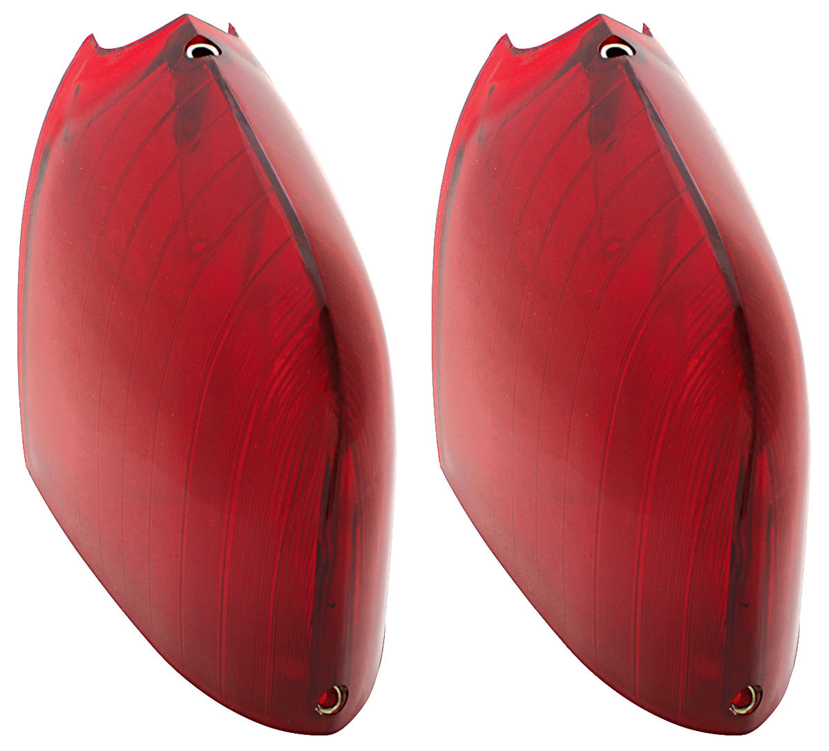Lens, Tail Lamp, 195456 Cadillac Exc. 195556 Eldorado, Pair