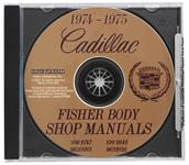 Service Manuals, Digital, Chassis & Fisher Body, 1974-75 Cadillac