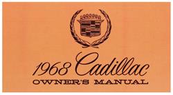 Owners Manual, 1968 Cadillac