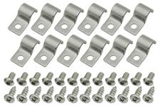 Line Clamps, Kugel, 5/16", Stainless Steel, 12 Pack
